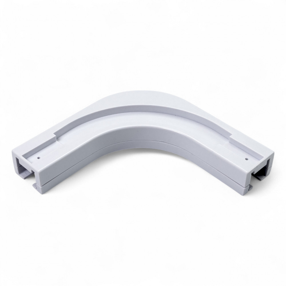 454128 Кутове з'єднання 90° для розумного карнизу для штор з ZigBee управлінням, Tervix Pro Line 454128