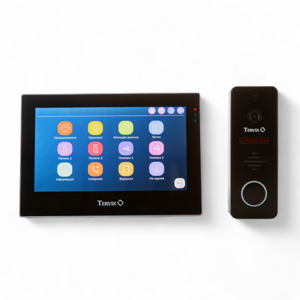 475420 Комплект відеодомофона WiFi + Ethernet Tervix Pro Line Smart Video Door Phone System 475420