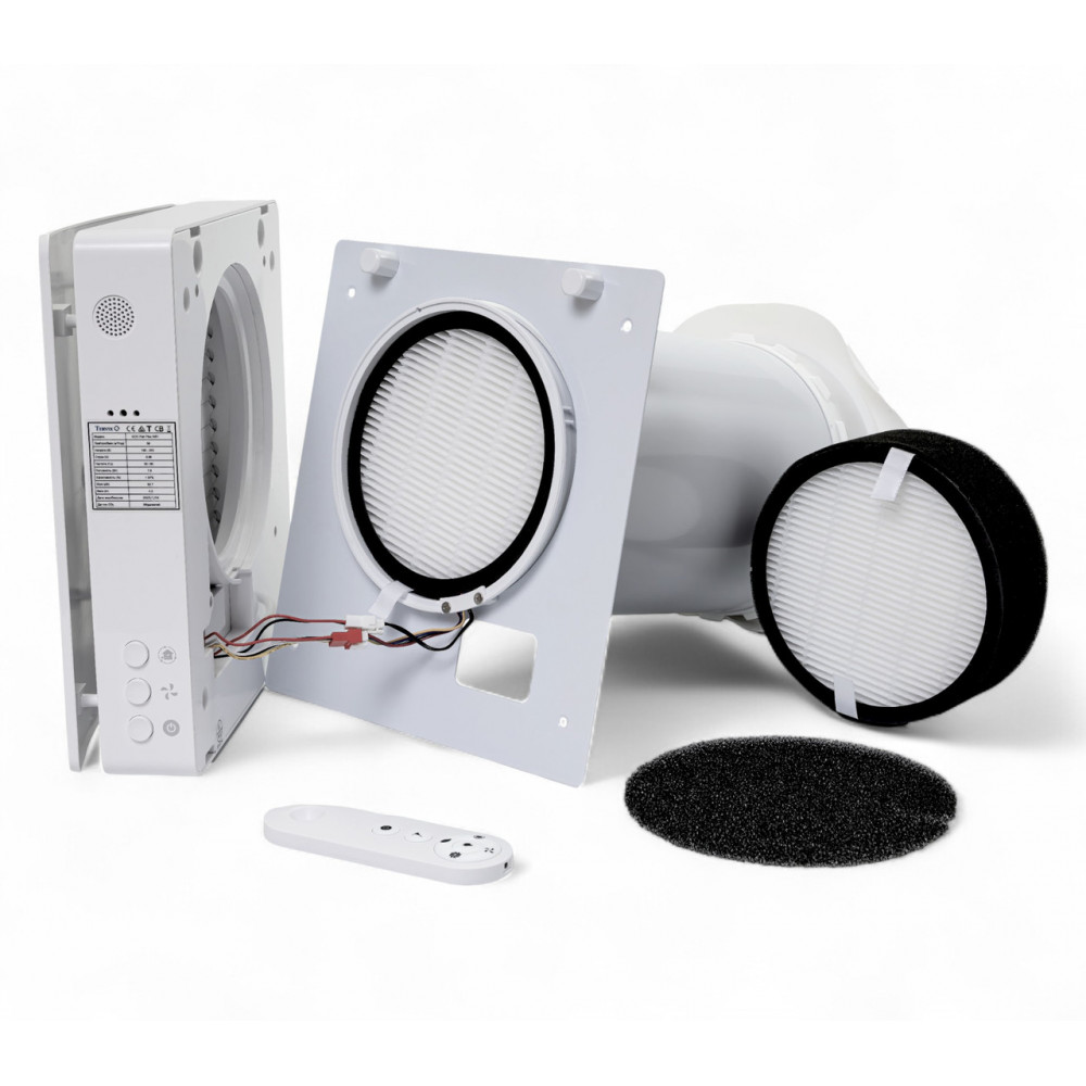 487421 Побутовий рекуператор повітря з датчиком СО2 Tervix Pro Line ECO Pair Plus WiFi 487421