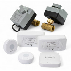 4922611 Система захисту від потопу для розумного будинку Tervix ZigBee Water Stop на 2 труби 1/2"