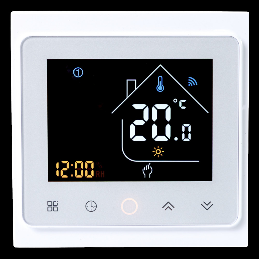 495122 Комплект беспроводного управления отоплением ZigBee: термостат встраиваний. + реле On/Off (220В) + Zigbee контролер 495122