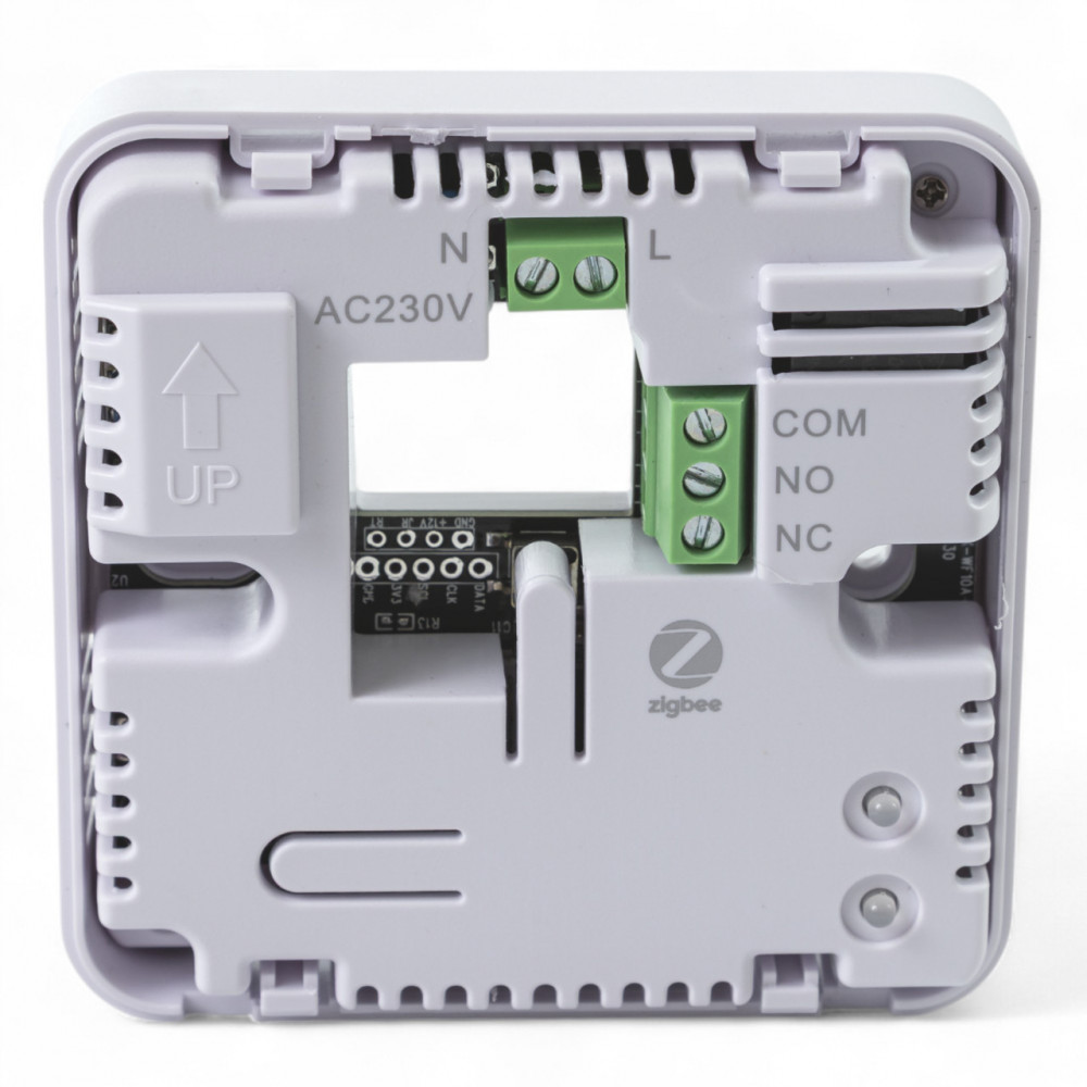 496162 Комплект беспроводного управления отоплением ZigBee: термостат встраиваний. + реле (сухий контакт) + Zigbee контролер 496162