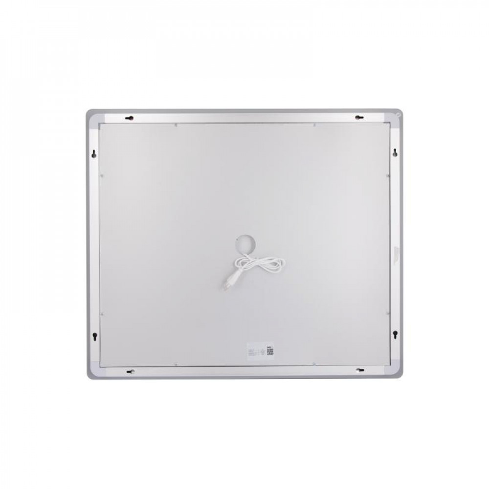 Дзеркало Lidz Kubis (KU2) 600х700 з LED-підсвічуванням Touch, з антизапотіванням, з димером, рег. яскравості LDKU60070049286 SD00055410