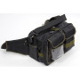 Сумка спінінгіста поясна + плече, посилена, непромокальна сумка для риболовлі ГОРИЗОНТ-2