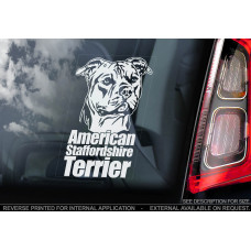 Американський Стаффордширський Тер'єр (American Staffordshire terrier) стикер