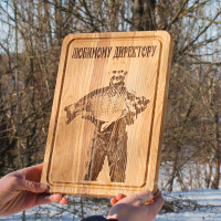 Кухонна дошка з гравіюванням