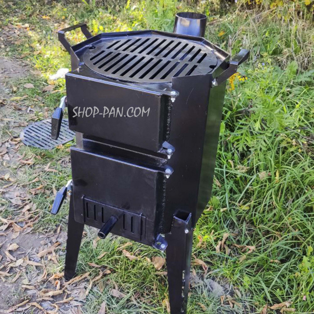 Піч-буржуйка SHOP-PAN 3 мм під казан на дровах 2425824695