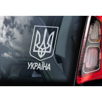 Стикер Ukraine Герб України тризуб