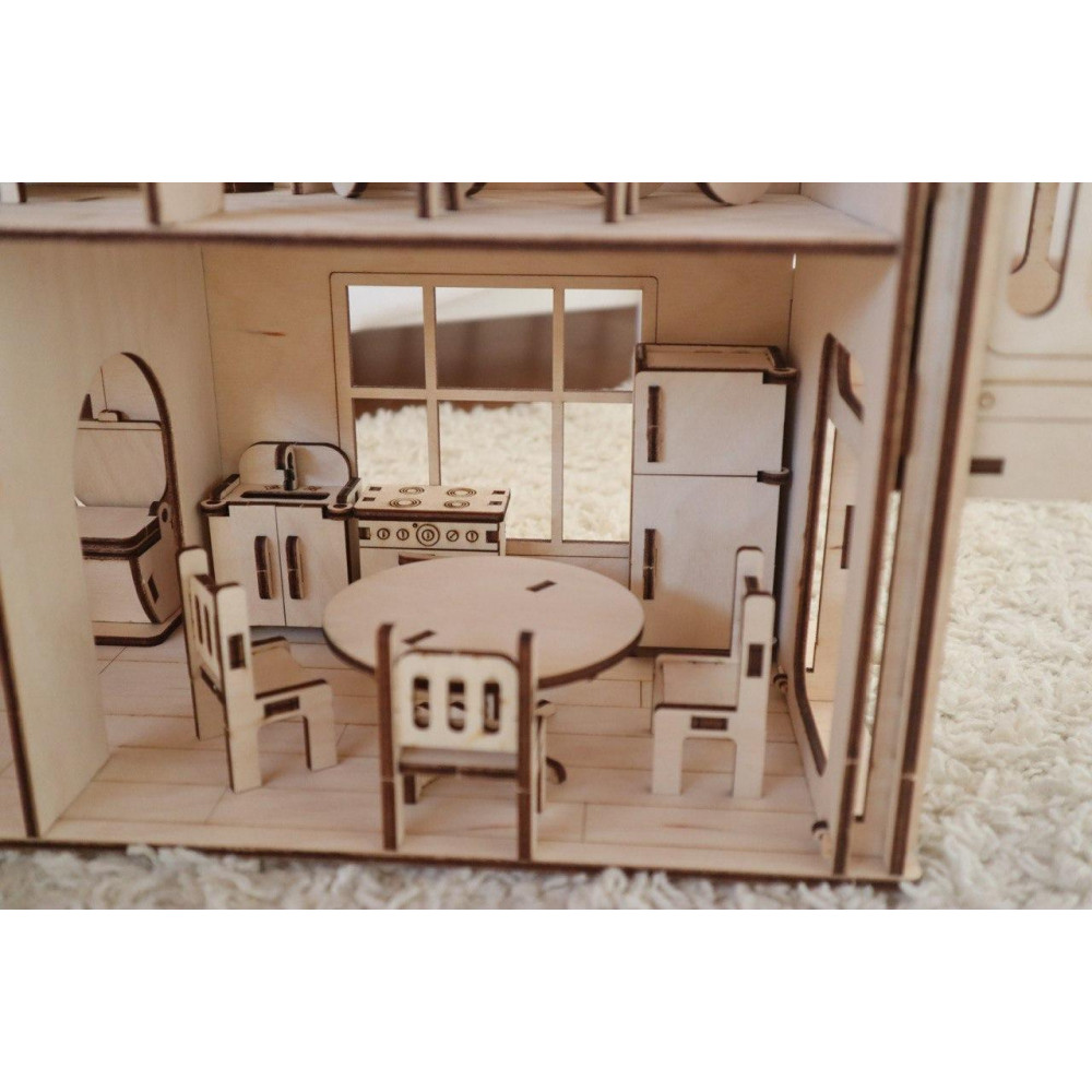 Будиночок для LOL з меблями і рухомим ліфтом 2566714797