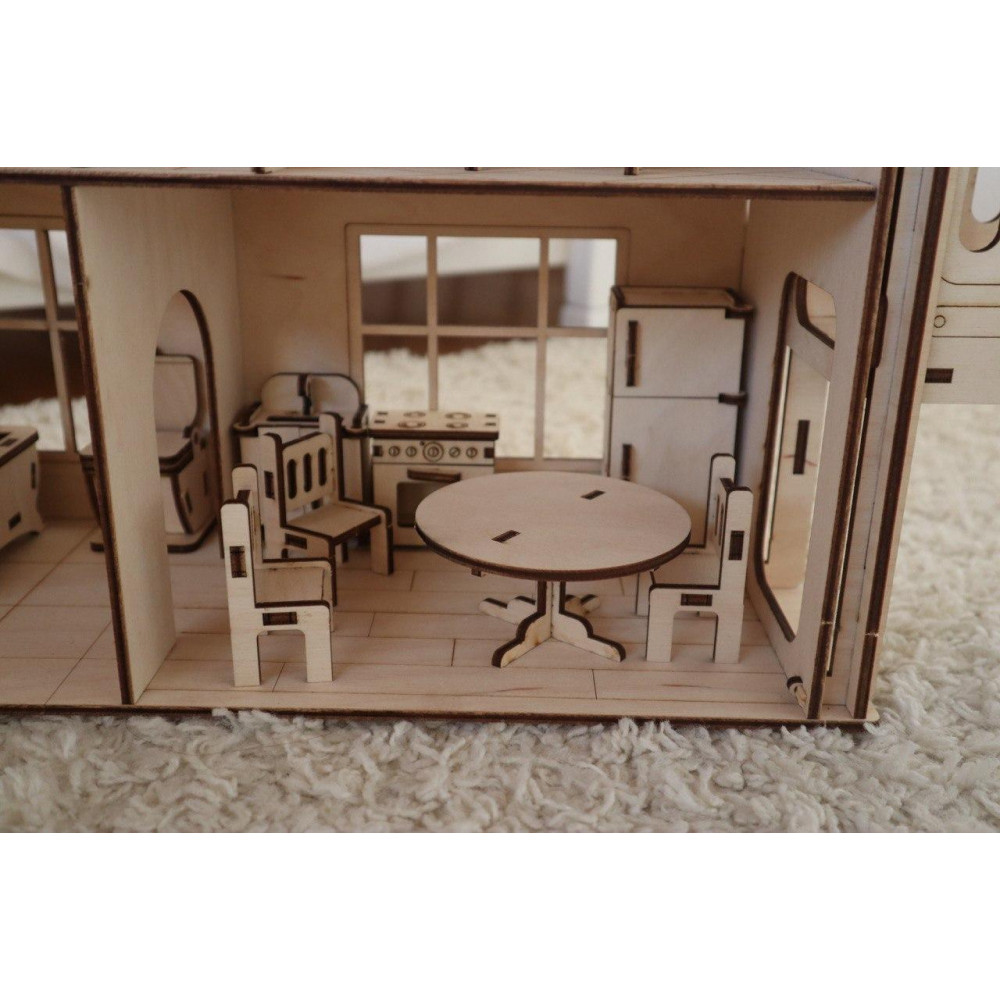 Будиночок для LOL з меблями і рухомим ліфтом 2566714797