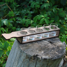 Підставка під шоти на 5 чарок