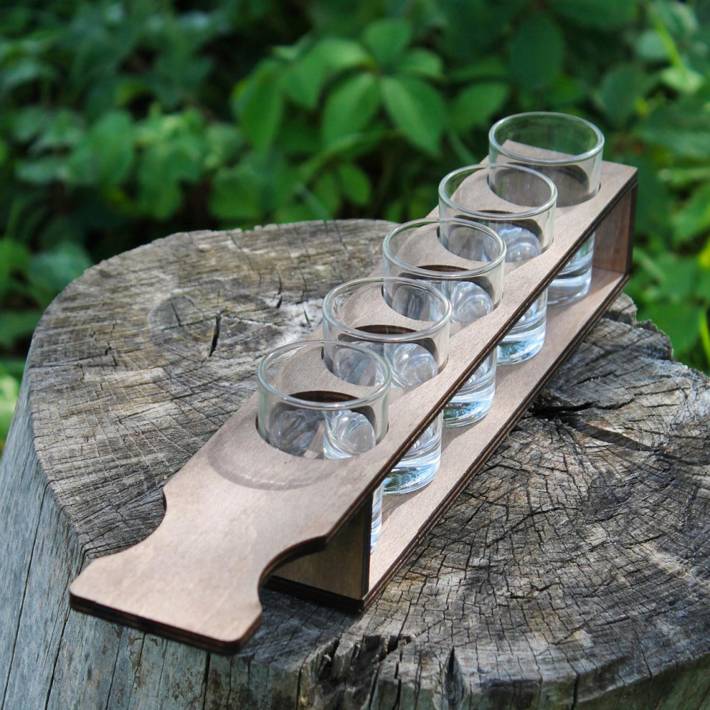 Підставка під шоти на 5 чарок 2734015401