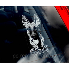 Німецька вівчарка (Princess) стикер