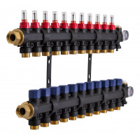 503211 Колектор пластиковий на 11 контурів з витратомірами Tervix Pro Line