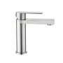 Змішувач для раковини низький Lidz Nexus 001F (k35) LDNEX001FNKS49184 Nickel SD00055308
