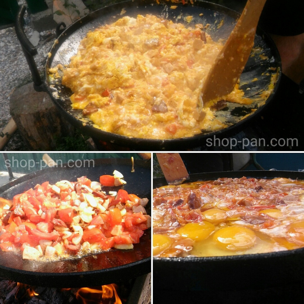 Сковорода-борна 40 см для пикника и мангала 51