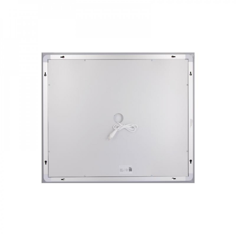 Дзеркало Lidz Kubis (KU1) 600х700 з LED-підсвічуванням Touch, з антизапотіванням, з димером, рег. яскравості LDKU60070049285 SD00055409