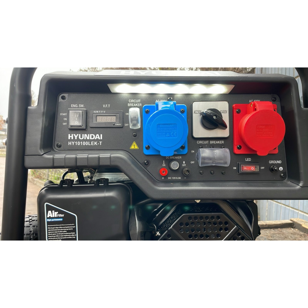 Генератор бензиновий Hyundai HY 10100LEK -T HY 10100LEK -T