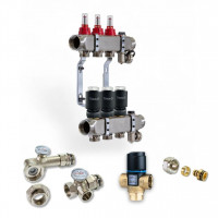521103 Комплект обладнання для водяної теплої підлоги на 3 контури з клапаном ATM