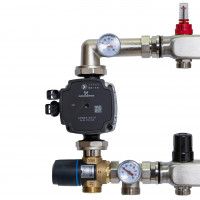 521431 Змішувальний вузол 1" для теплої підлоги Tervix Mixset з част. насосом та клапаном ATM561