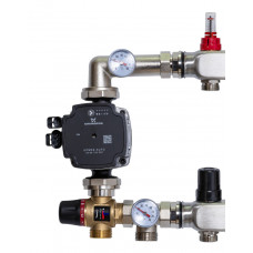 521451 Змішувальний вузол 1" для теплої підлоги Tervix Mixset з част. насосом та клапаном TMV