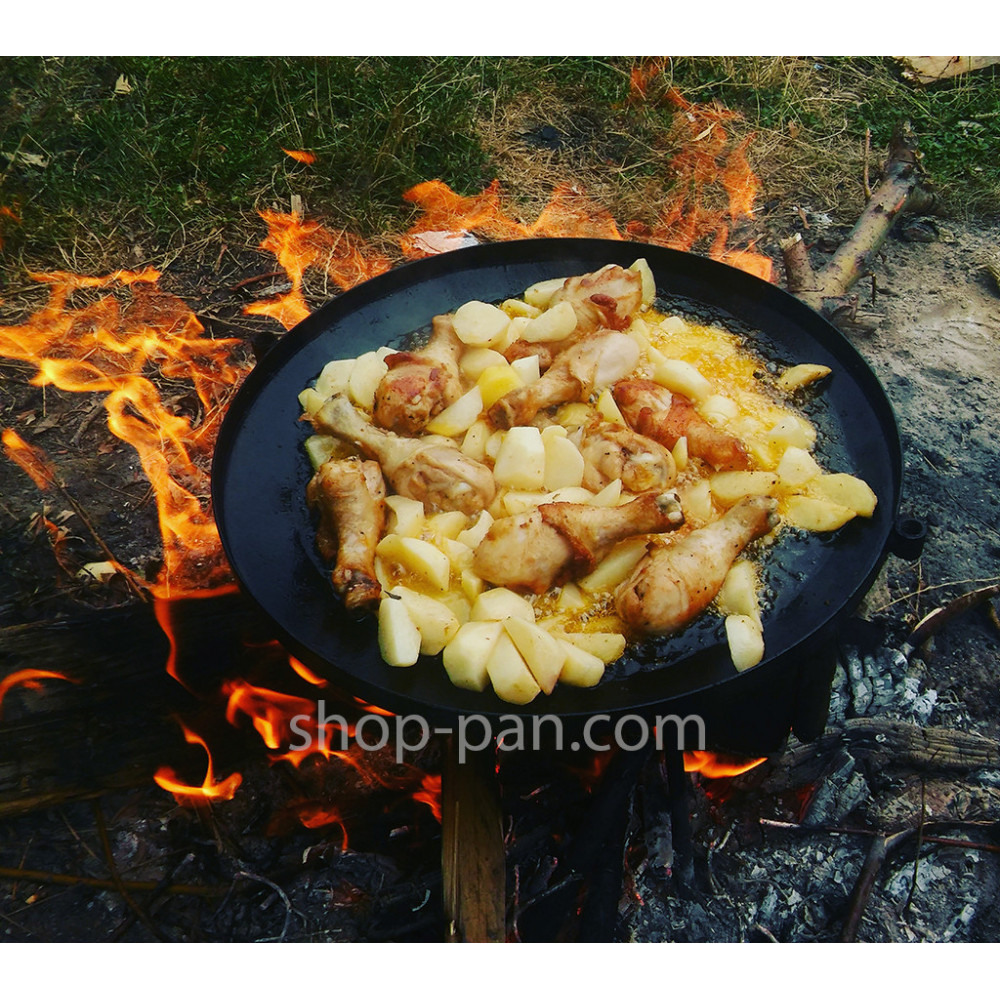 Сковорода з диска борони зі знімними ручками 53