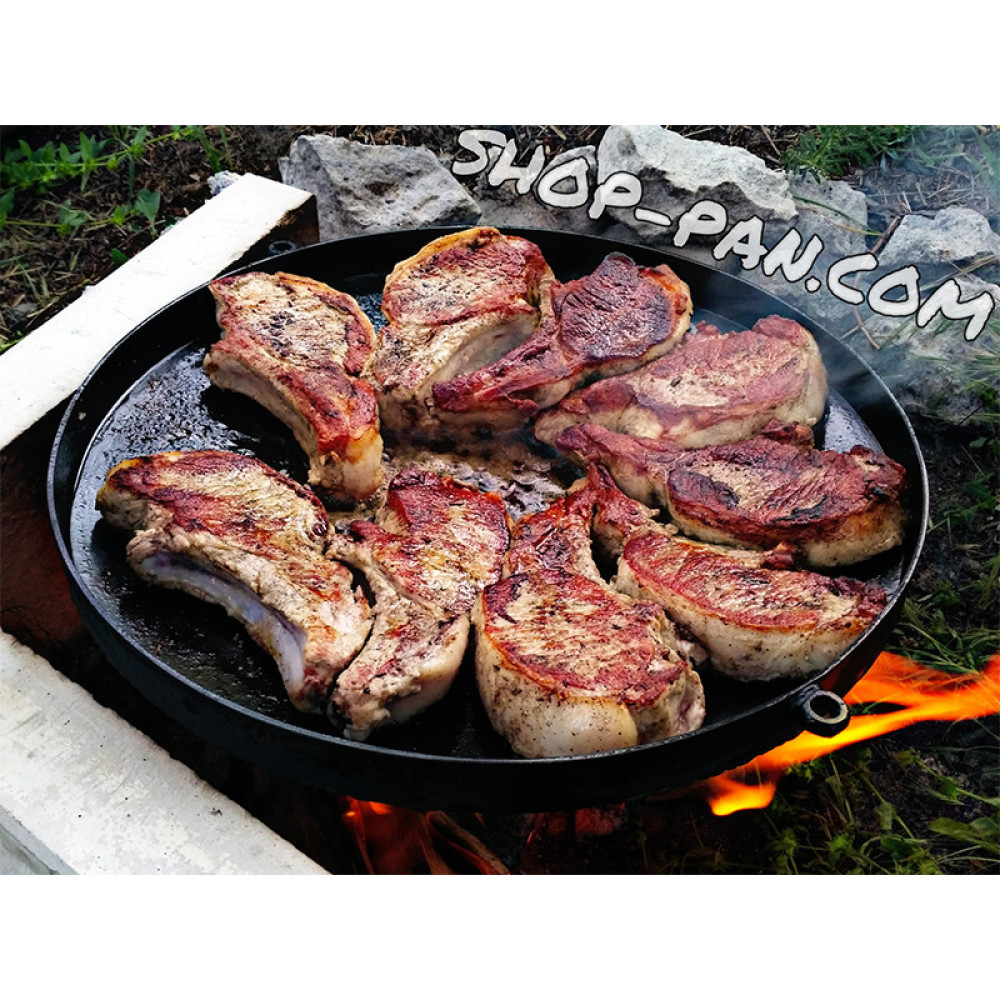 Сковорода для пікніка з кришкою з вогнища 54