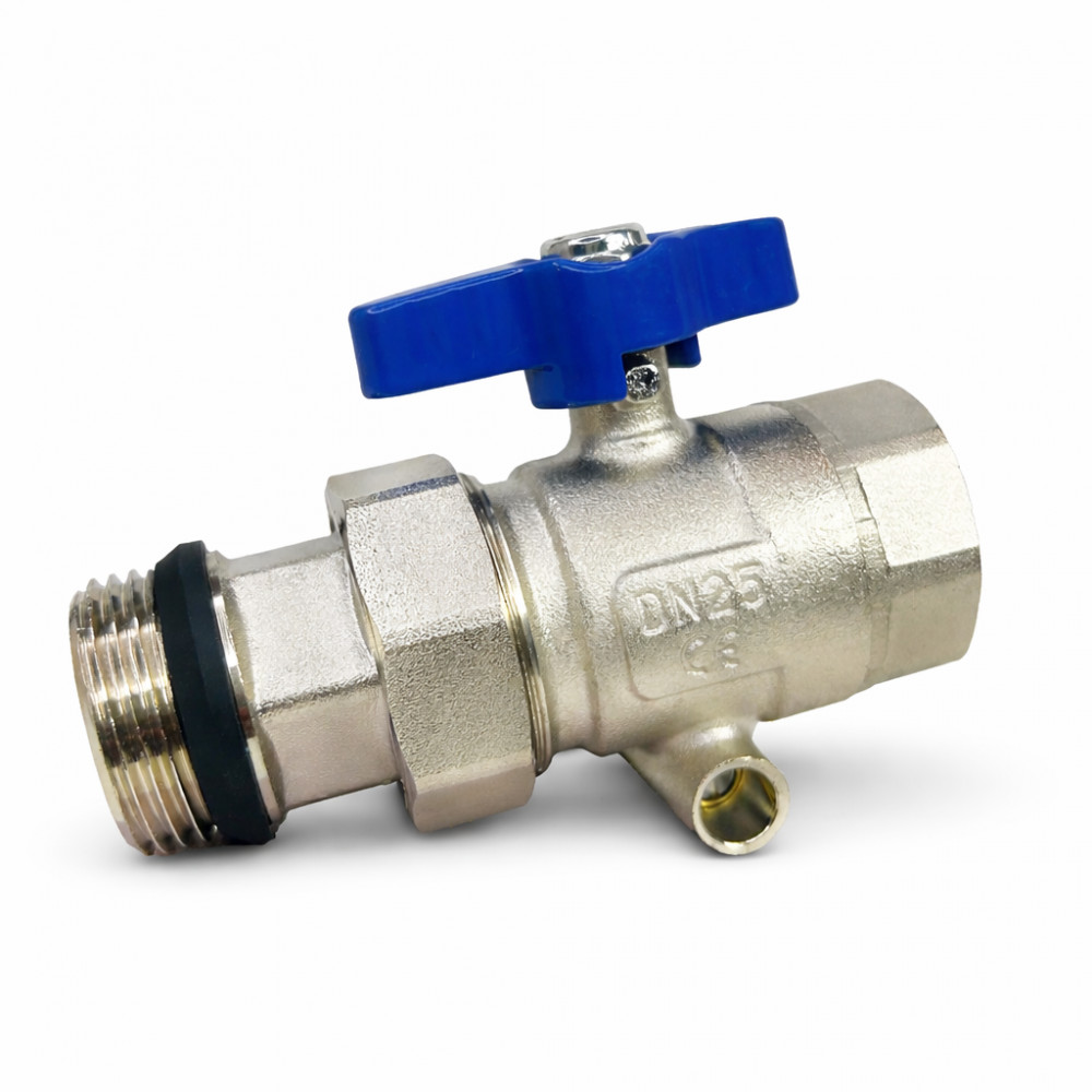 545020 Кран с термометром (синяя ручка), Tervix 545020