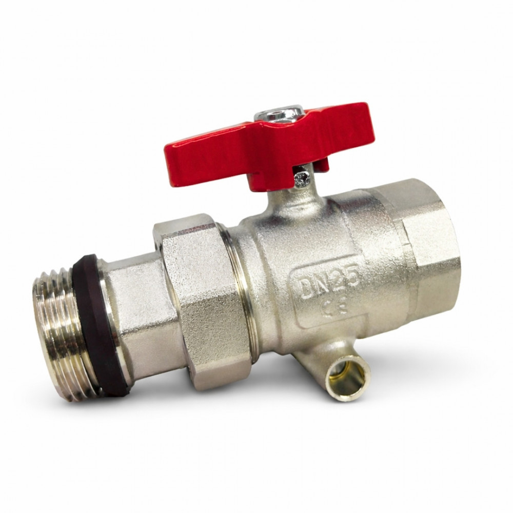 545021 Кран з термометром (червона ручка), Tervix 545021