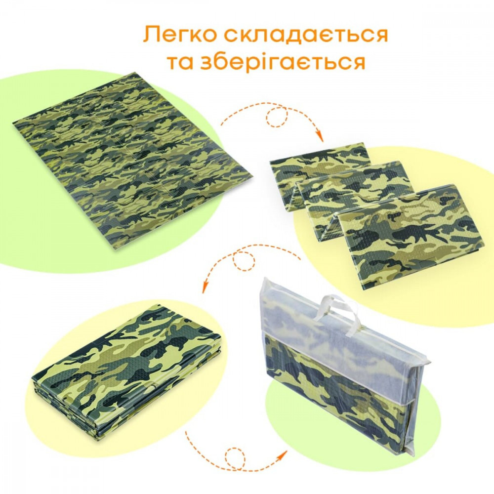Камуфляжный коврик 200х150х1см "Милитари" (236) SW-00000156 SW-00000156