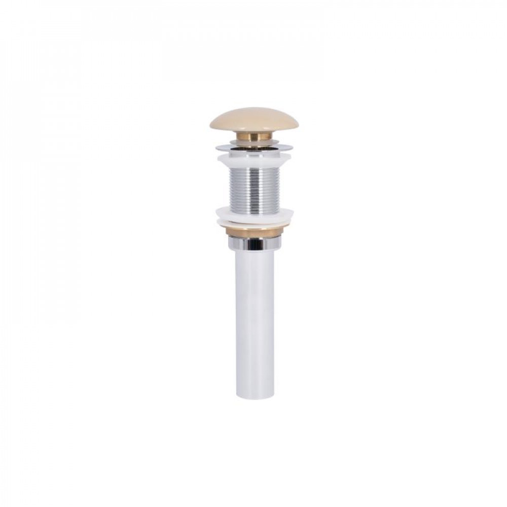 Раковина накладна Qtap Robin 500х380х140 мм, Beige, прямокутна, з донним клапаном QT04116302SB SD00054298