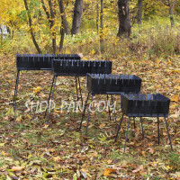 Мангал-чемодан 6-12 шампуров для пикника и дачи