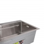 Мийка для кухні інтегрована Lidz Handmade H6845 Brushed Steel 3,0/1,0 мм LDH6845BRU49455 SD00055579