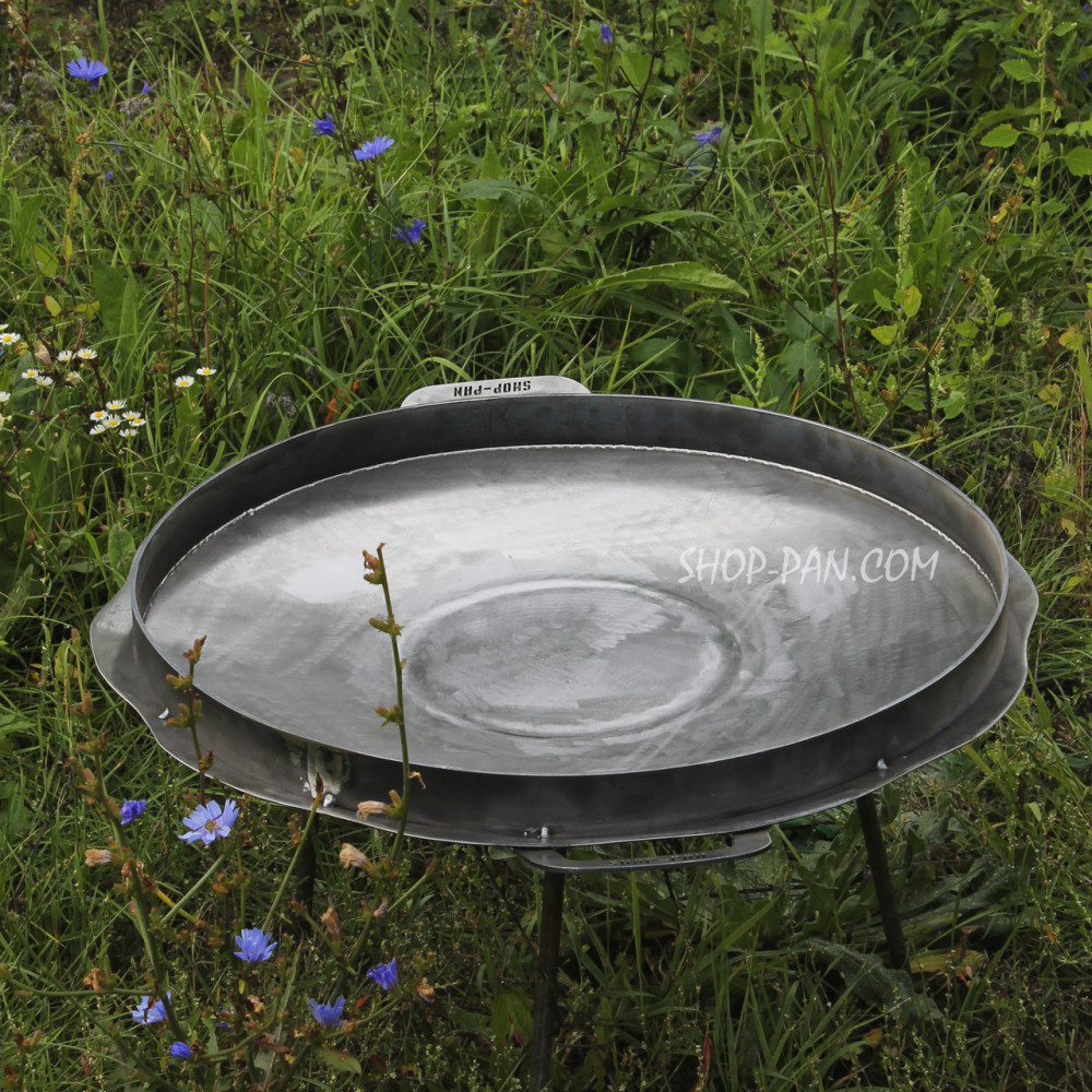 Сковорода з Б/У диска борони 40 см з бортом кришкою й чохлом 2425824646