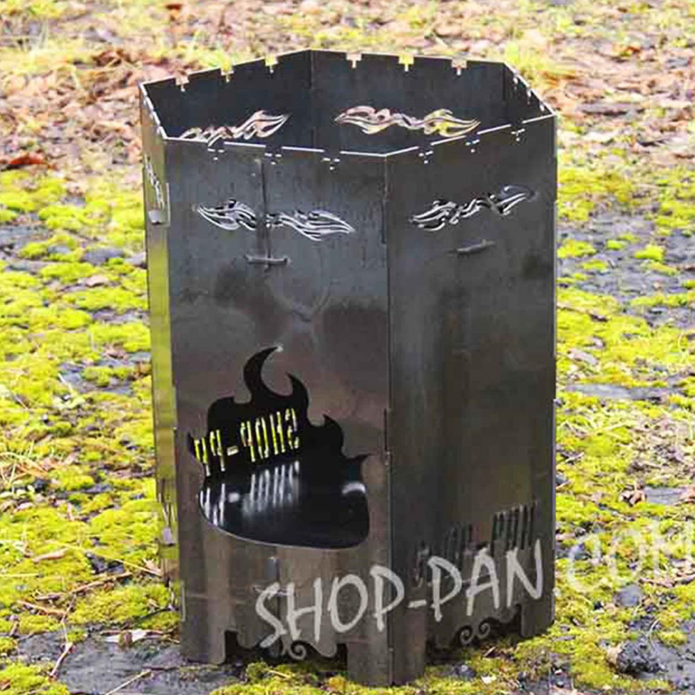 Піч для сковороди/кокла з прорізами для шампурів 2425823492