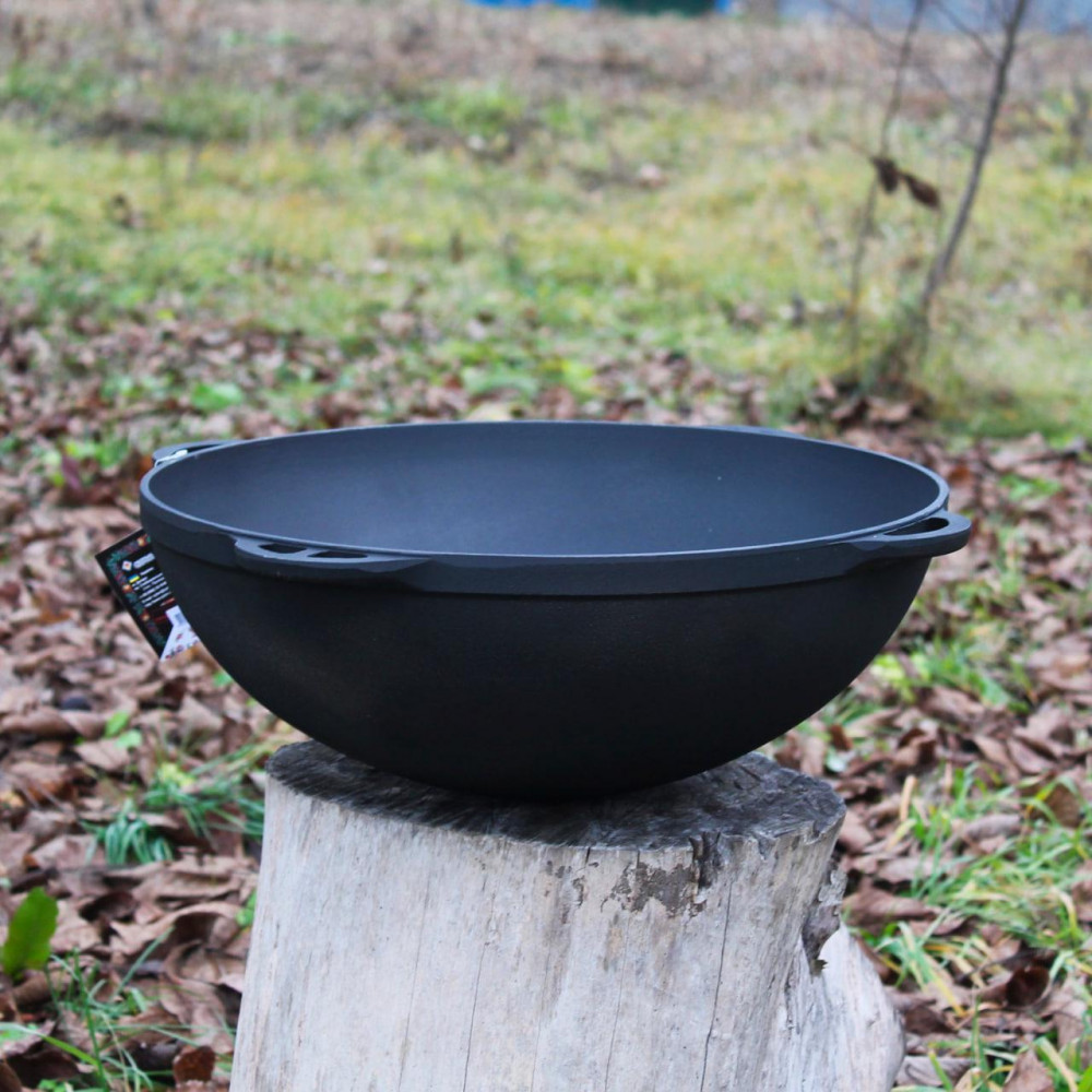 Казан чавунний азіатський 17 л з кришкою 2446739844