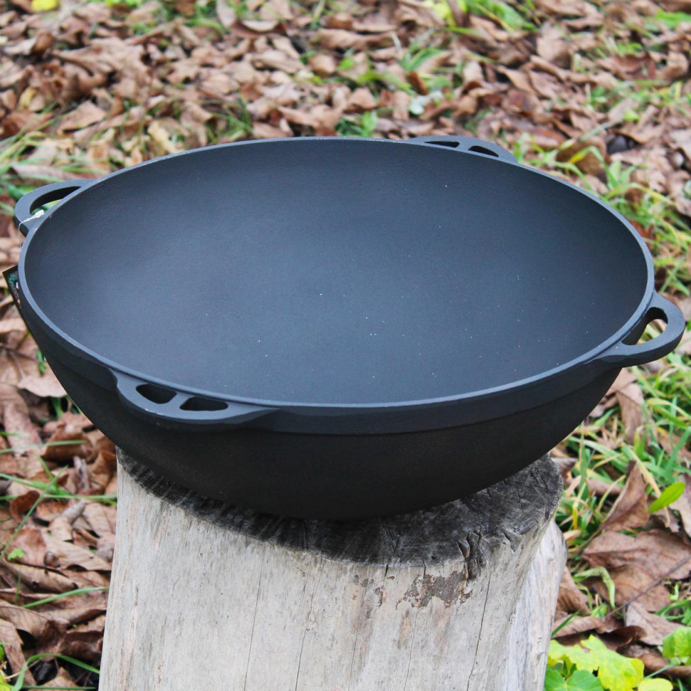 Казан чавунний азіатський 17 л з кришкою 2446739844