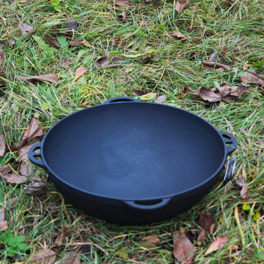 Казан чавунний азіатський 22 л з кришкою 2446739845