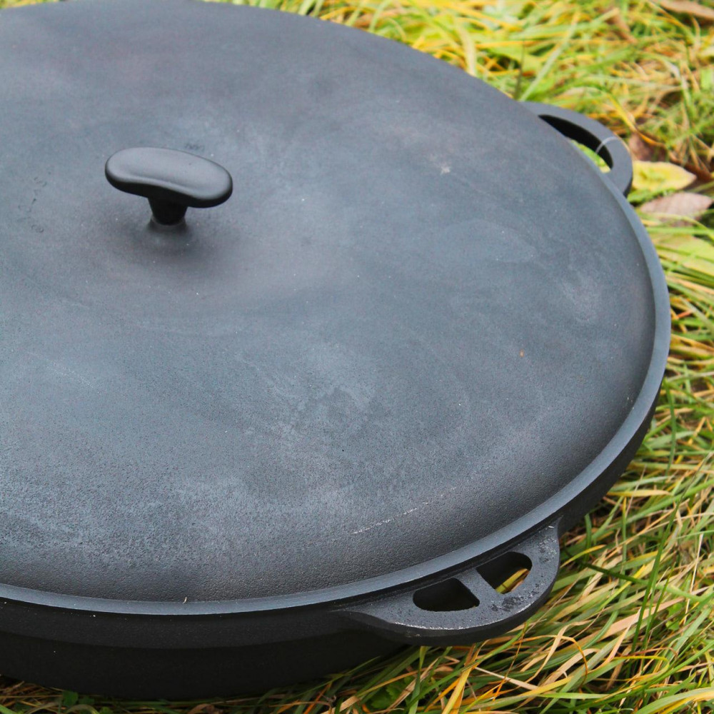 Казан чавунний азіатський 17 л з кришкою 2446739844