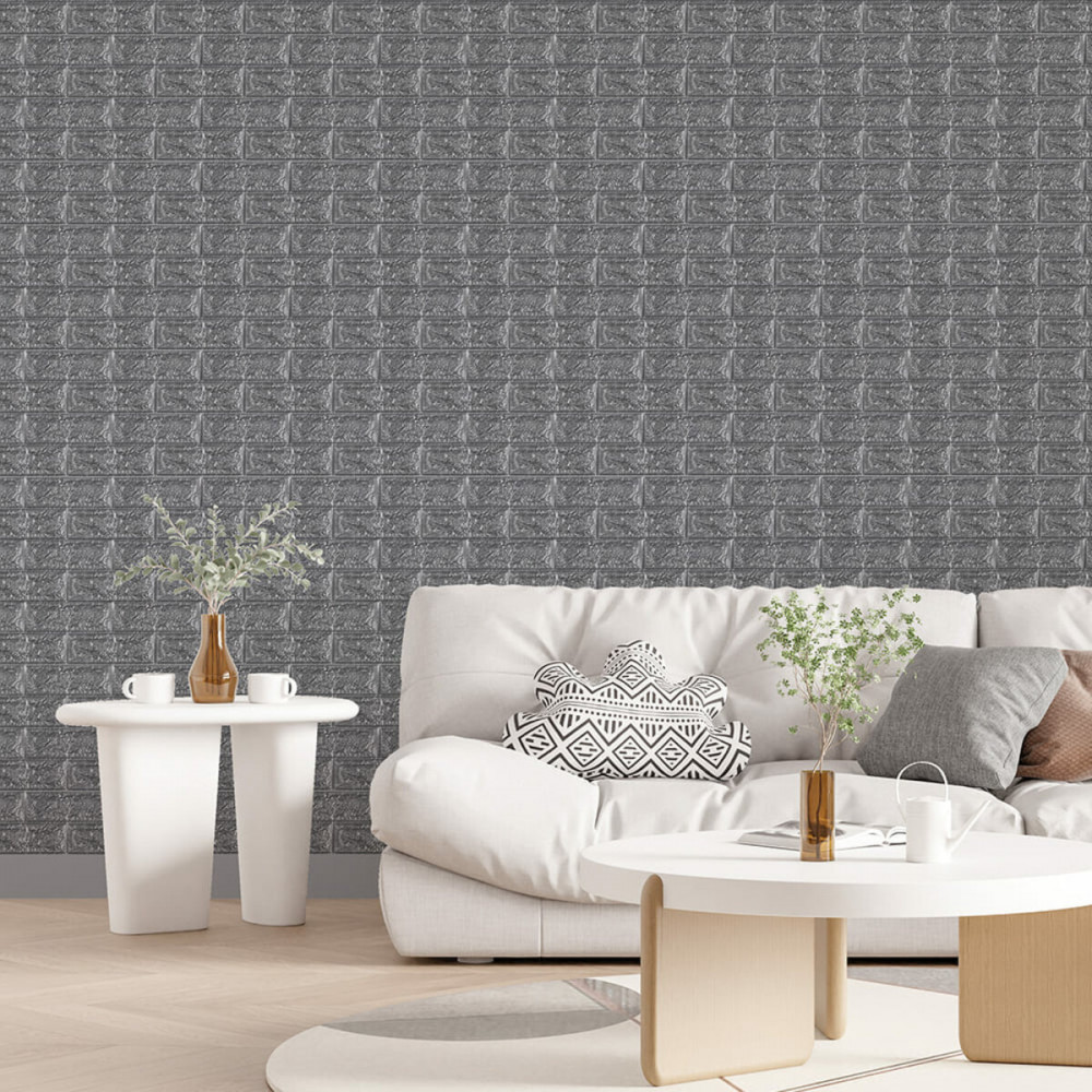 Панель стеновая 3D 700х770х2мм Серебро SW-00001908 SW-00001908