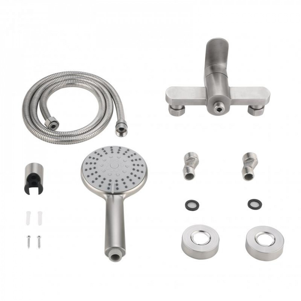 Змішувач для душу Lidz Luna 010 (k35) LDLUN010NKS49191 Nickel SD00055315