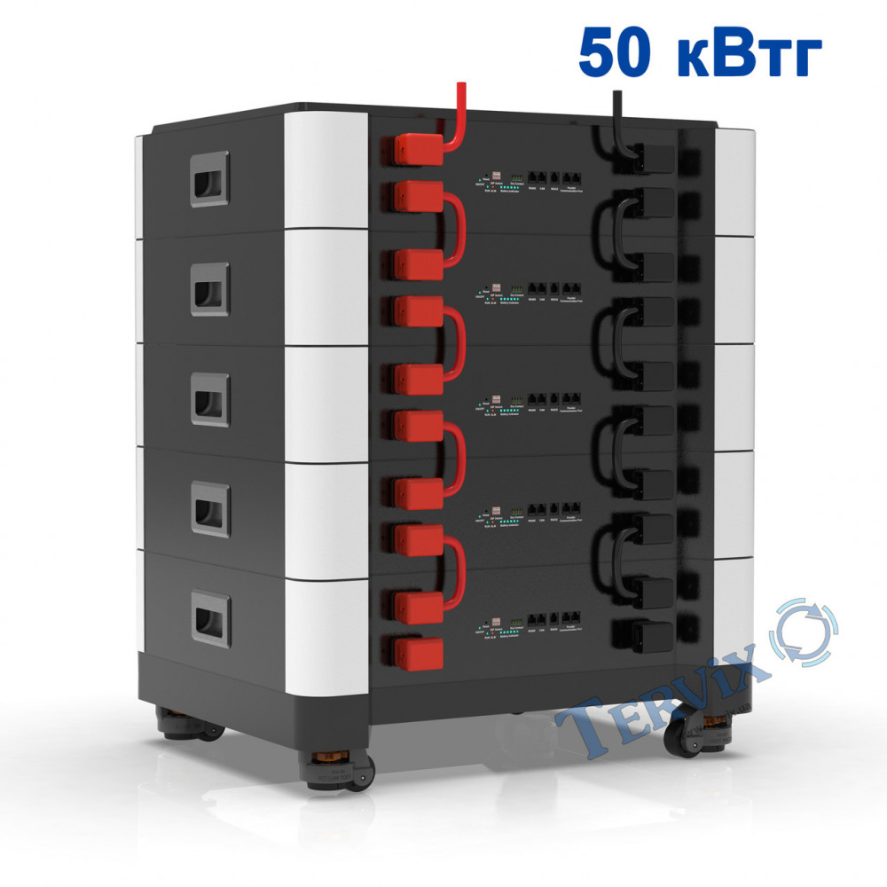 621141 Акумуляторна батарея LiFePO4, 51,2В 200 Аг Tervix Pro Line 621141