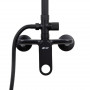 Душова система для душу Qtap Jay на два споживача QTJAY110BLM45550 Black Matt SD00051674