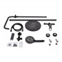 Душова система для душу Qtap Jay на два споживача QTJAY110BLM45550 Black Matt SD00051674