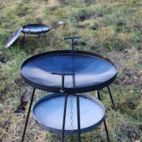 Сковорода-гриль с подставкой для огня