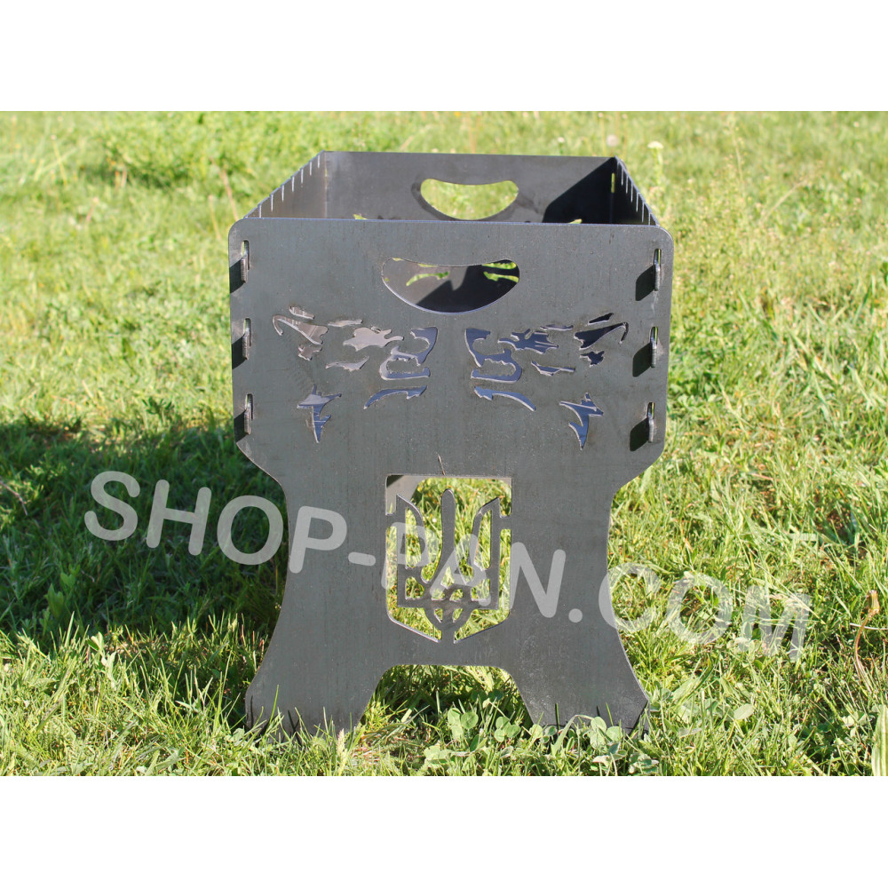 Індивідуальний мангал у валізі на 6 шампурів 65