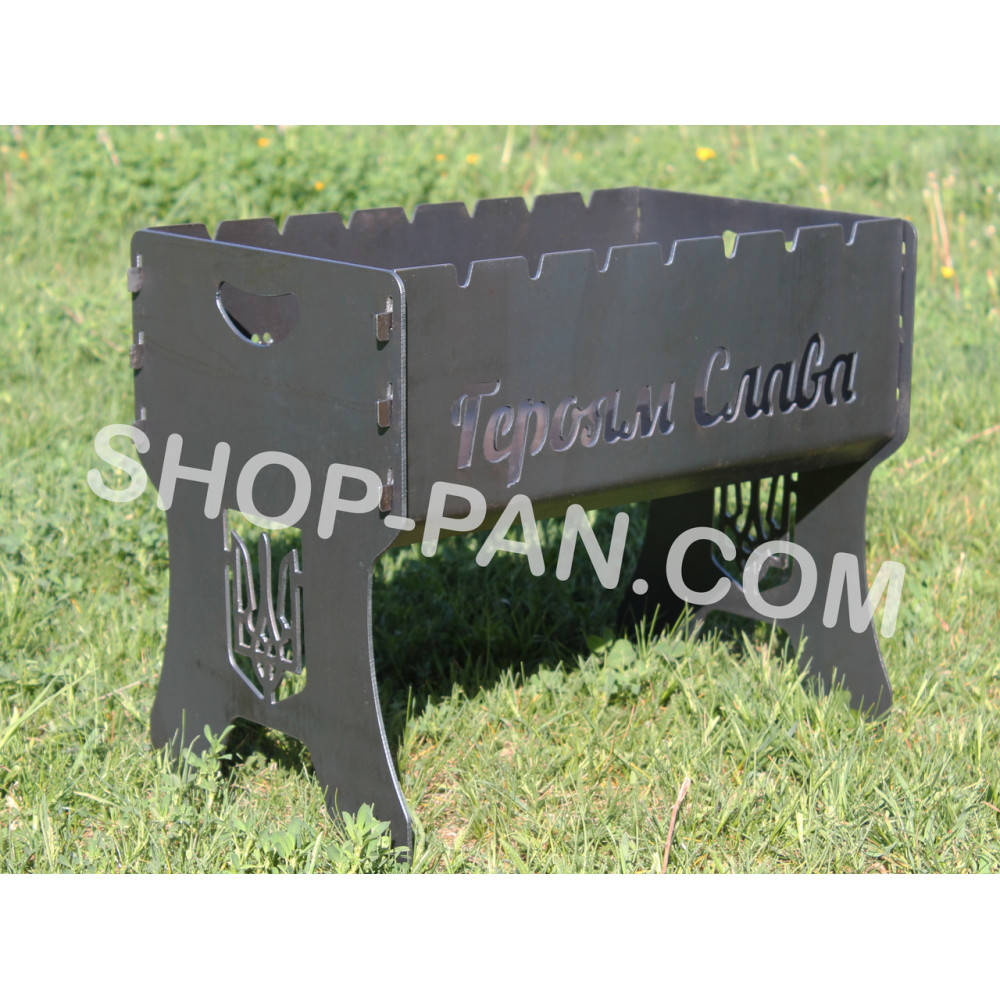 Індивідуальний мангал у валізі на 6 шампурів 65