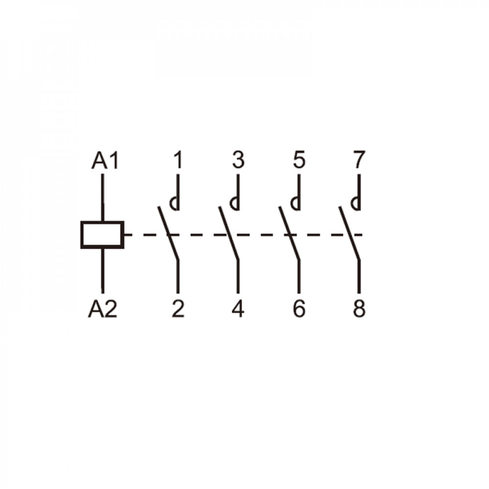661441 Контактор OCT, 4P, 4NO, 40A, 230В Tervix Pro Line 661441