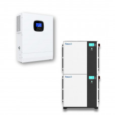 698510 Система на 10 кВтг (потужність 12кВт) 611420 Гібридний інвертор 12кВт, 3 фази, Tervix Pro Line S1 шт + 621041 Акумуляторна