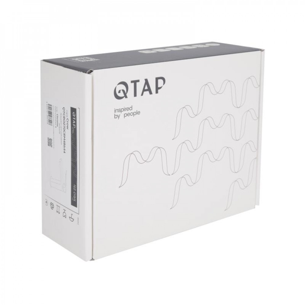 Змішувач для раковини низький Qtap Crow QTCRO270CRM48644 Chrome SD00054768